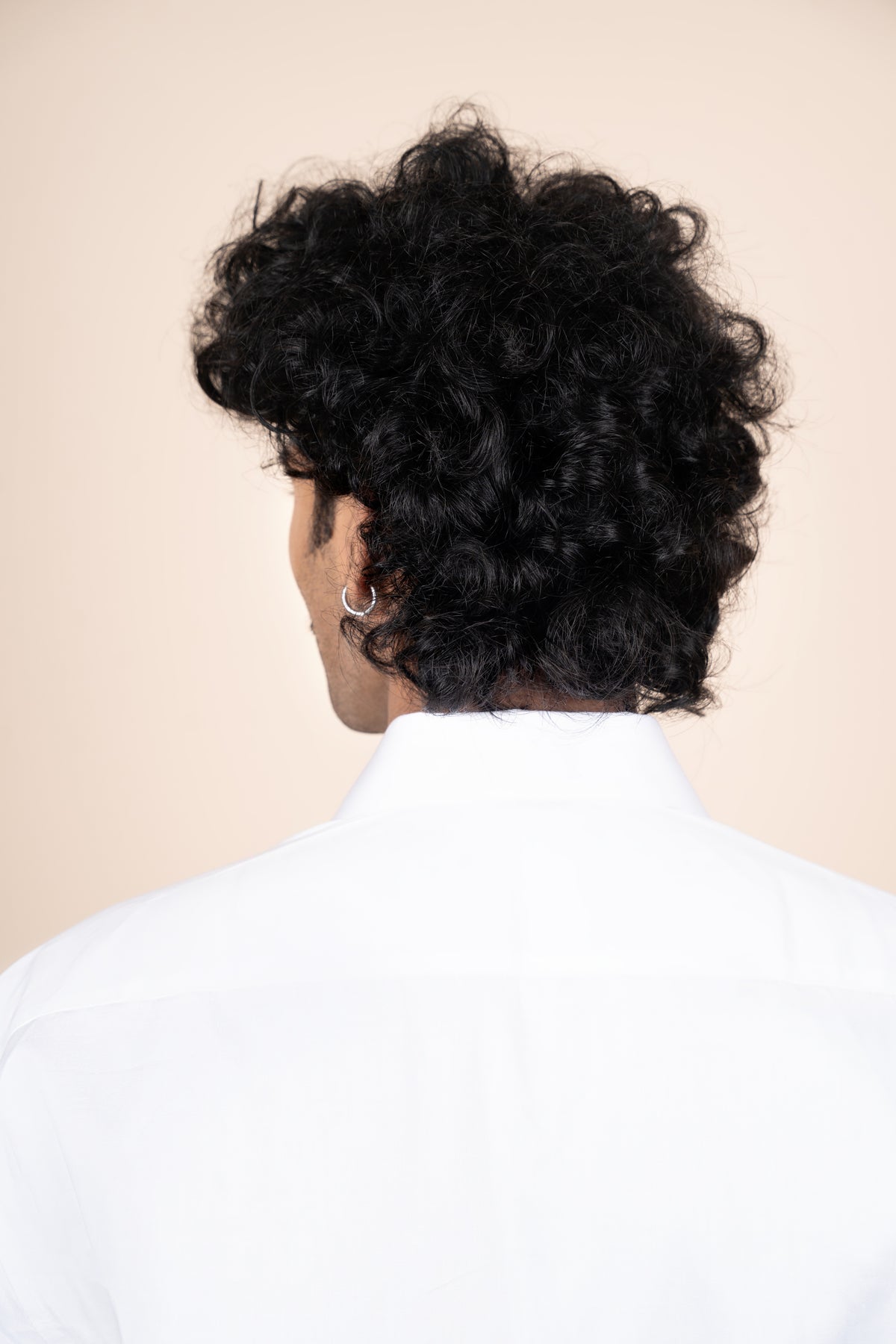 White Giza Cotton Tailored Shirt