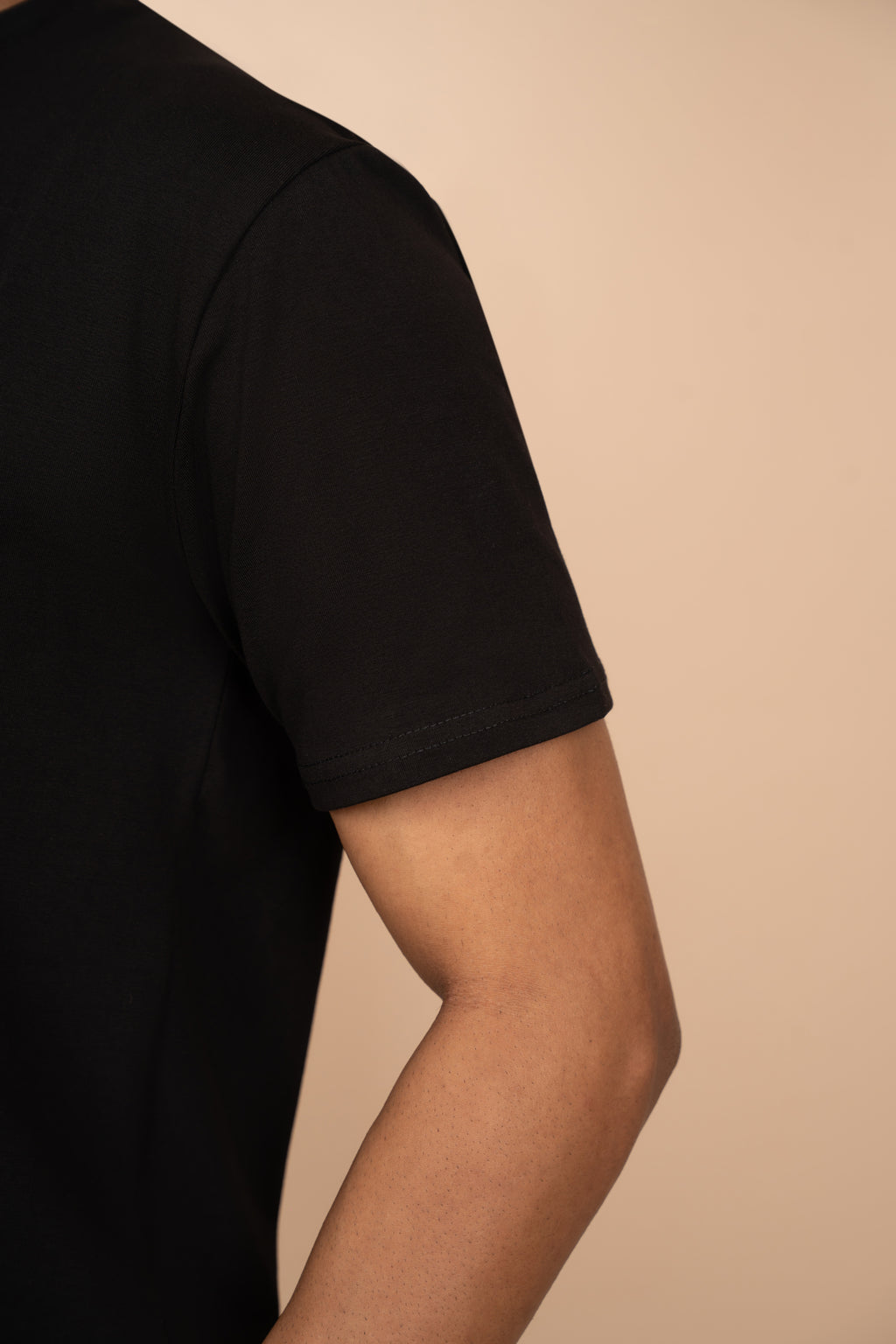 Classic Black Half-Sleeve T-Shirt