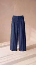Black Linen Tailored Trouser
