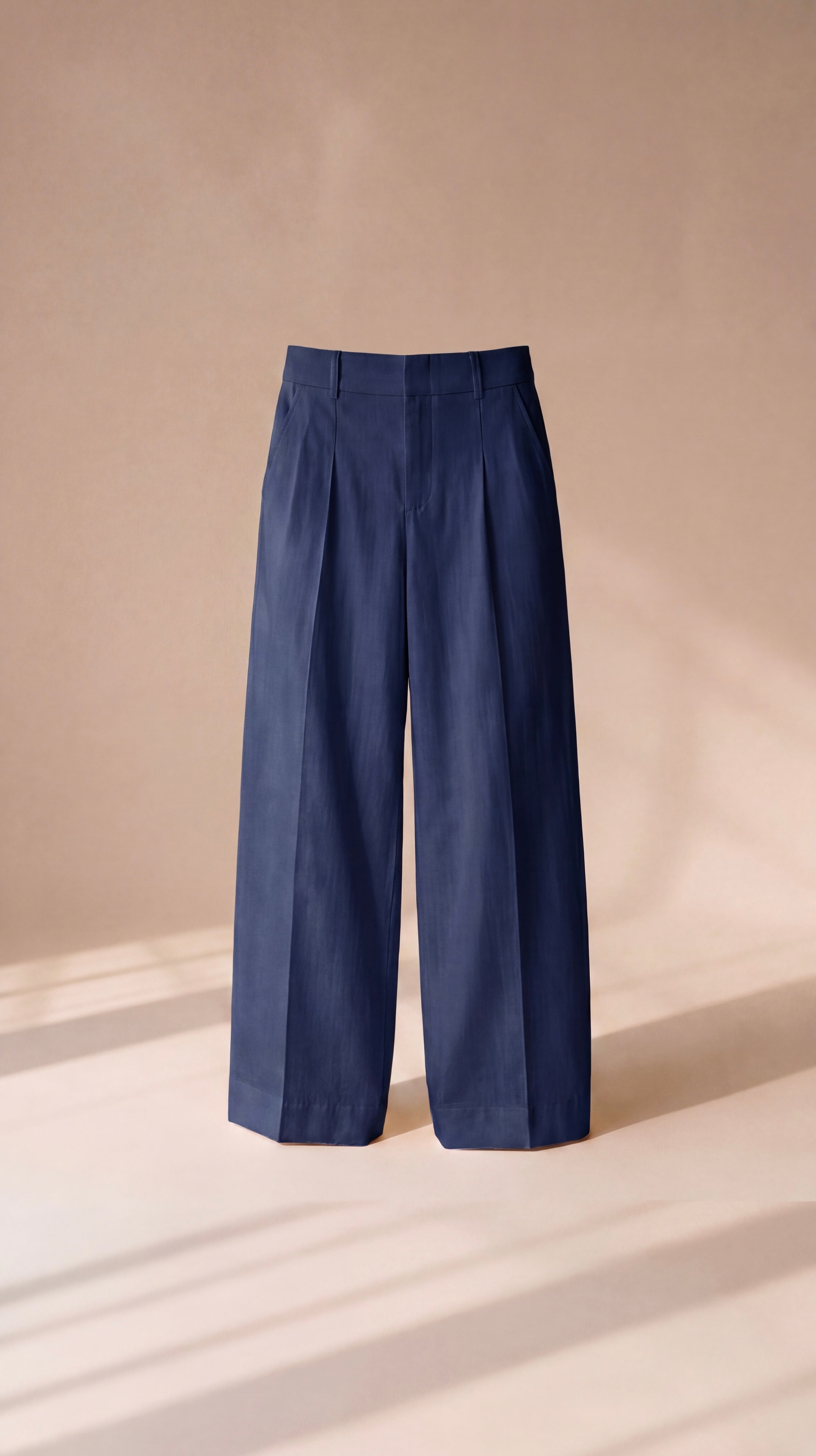 Black Linen Tailored Trouser