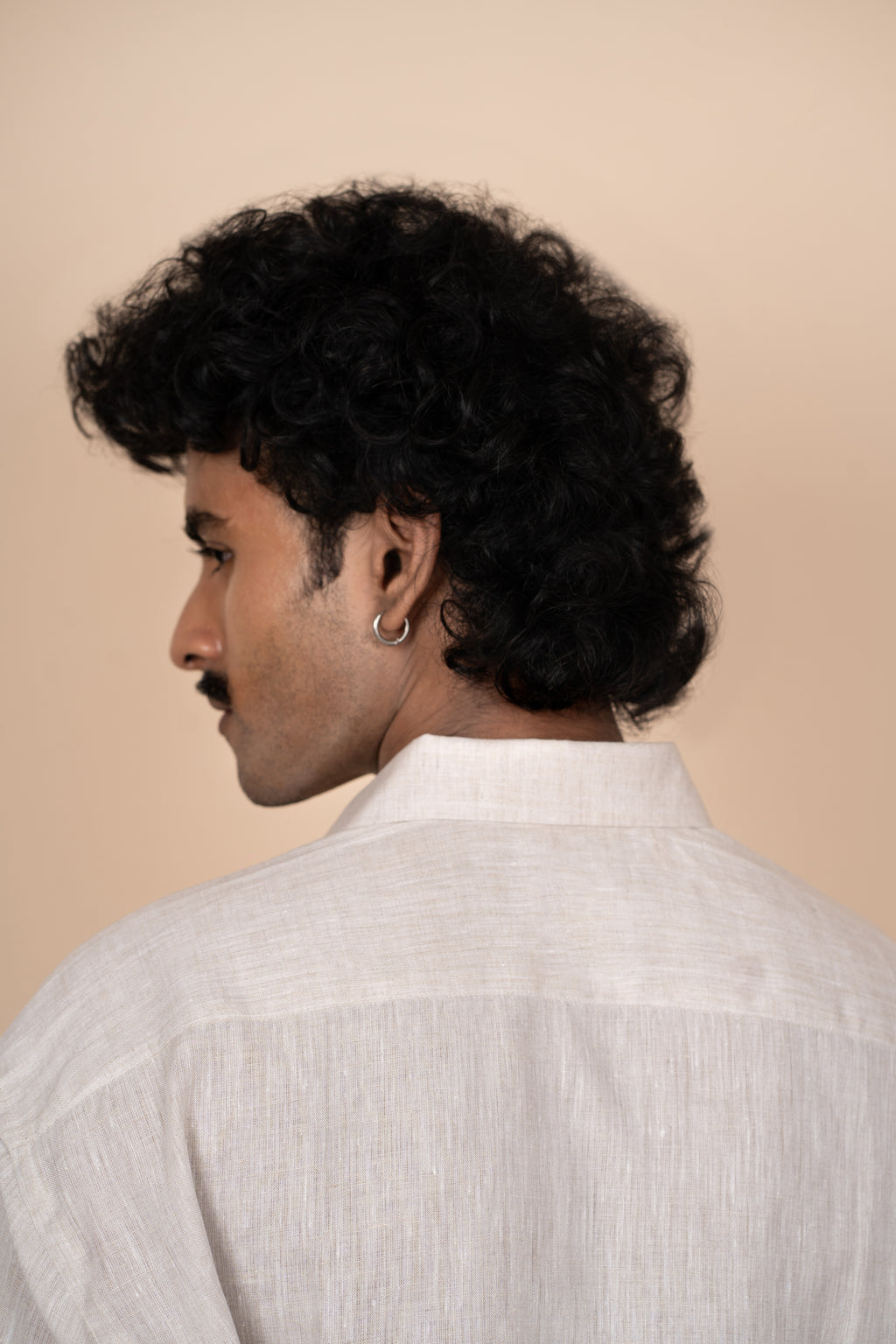 Beige Linen Shirt
