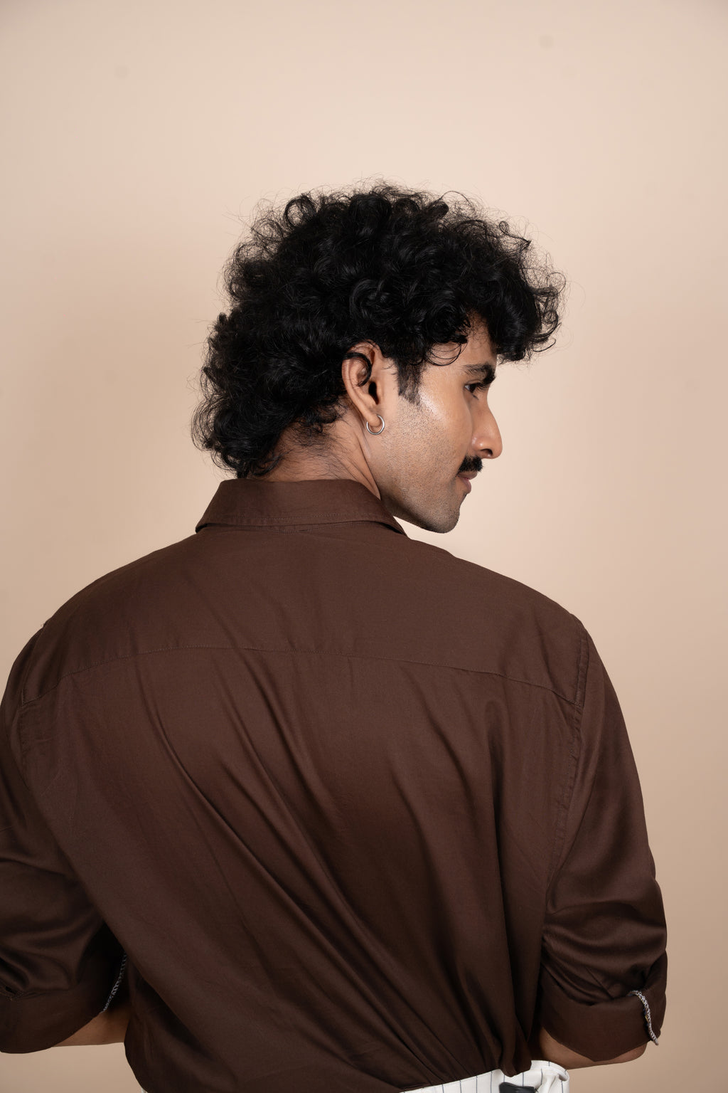 Espresso Brown Cotton Shirt