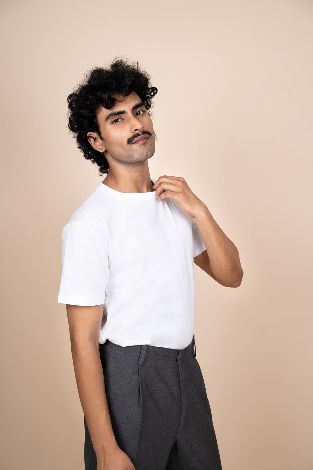 Charcoal Grey Tailored Trouser