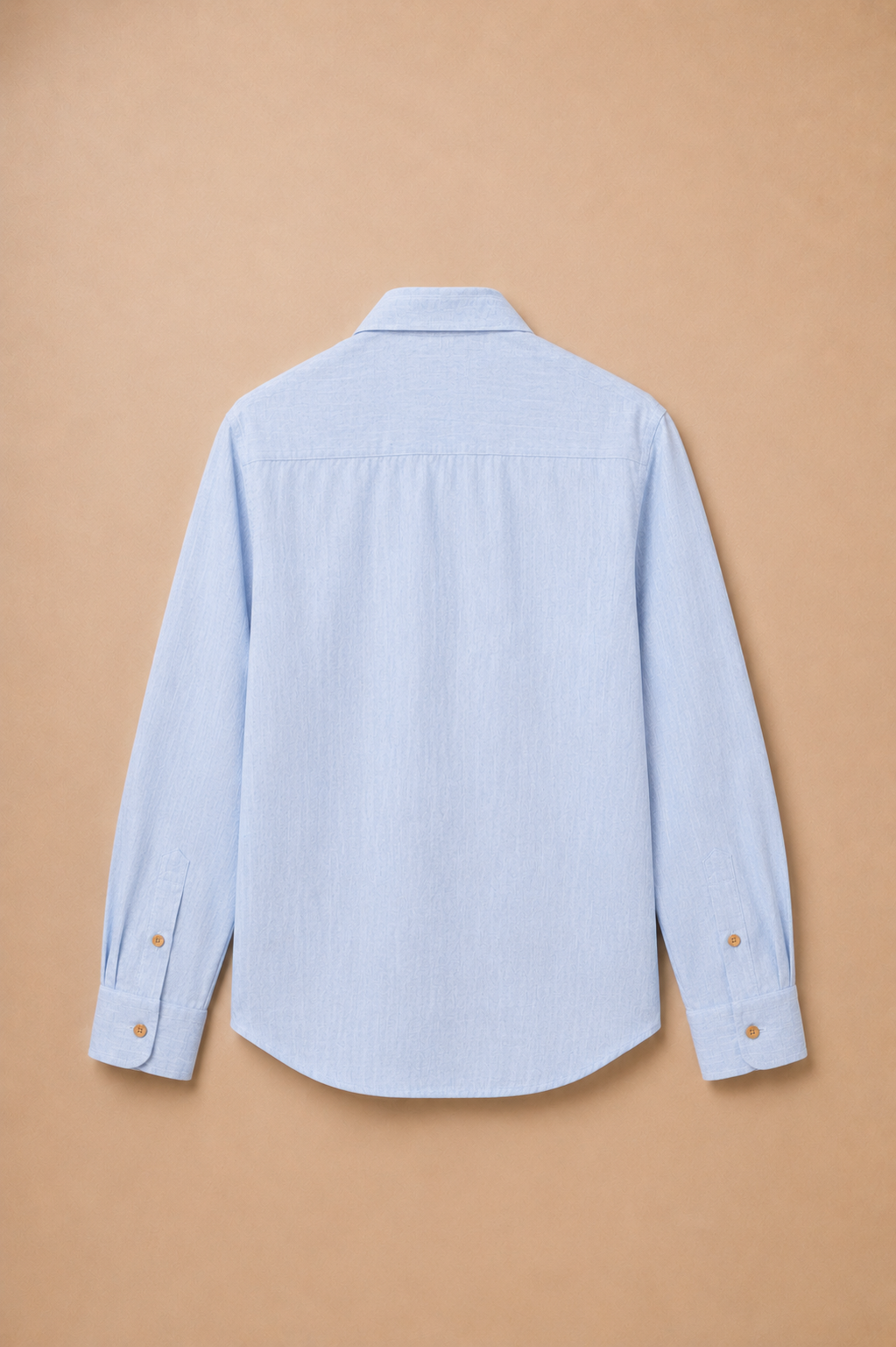 Sky Blue Linen Shirt - back
